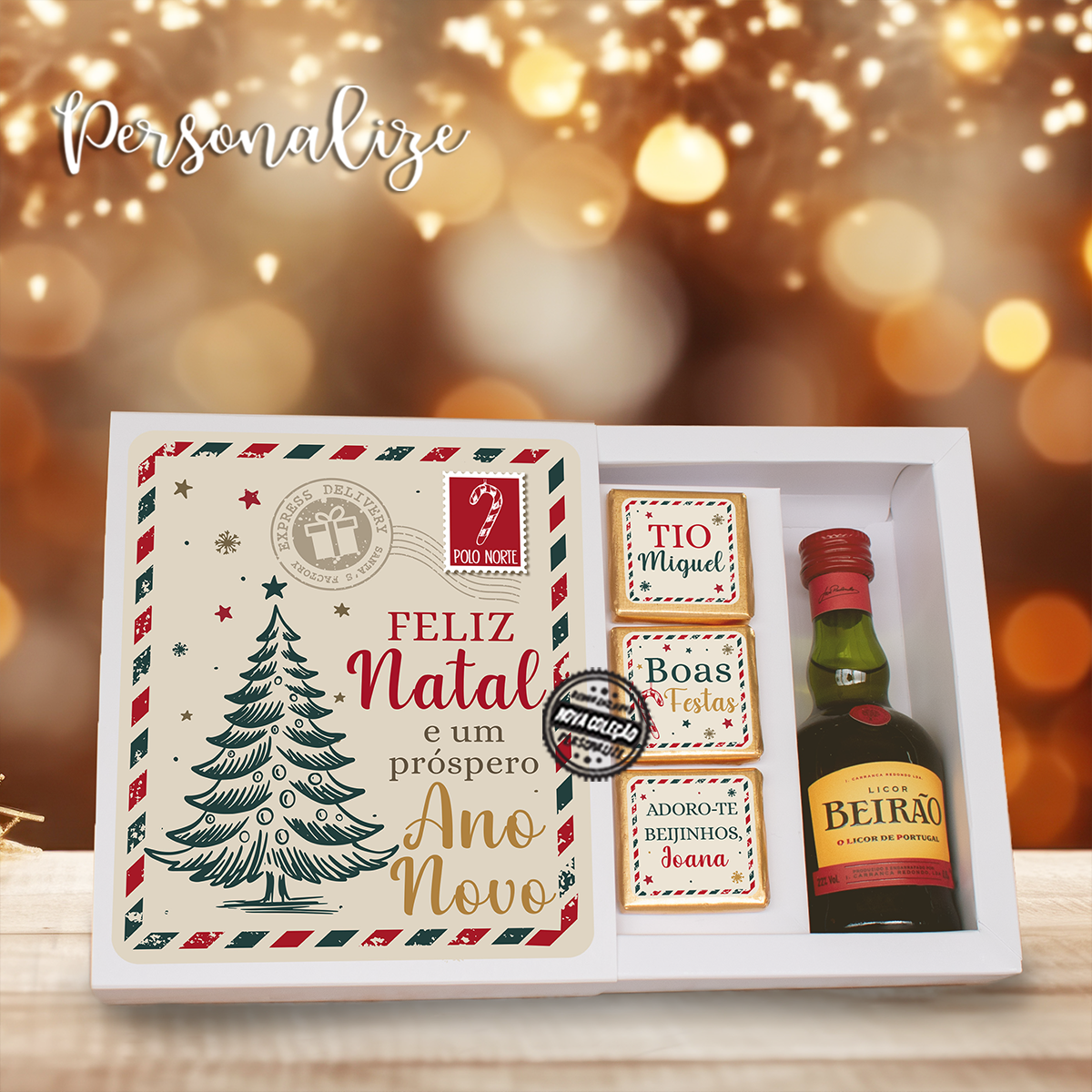 Kit Feliz Natal "Tio" - Personalize