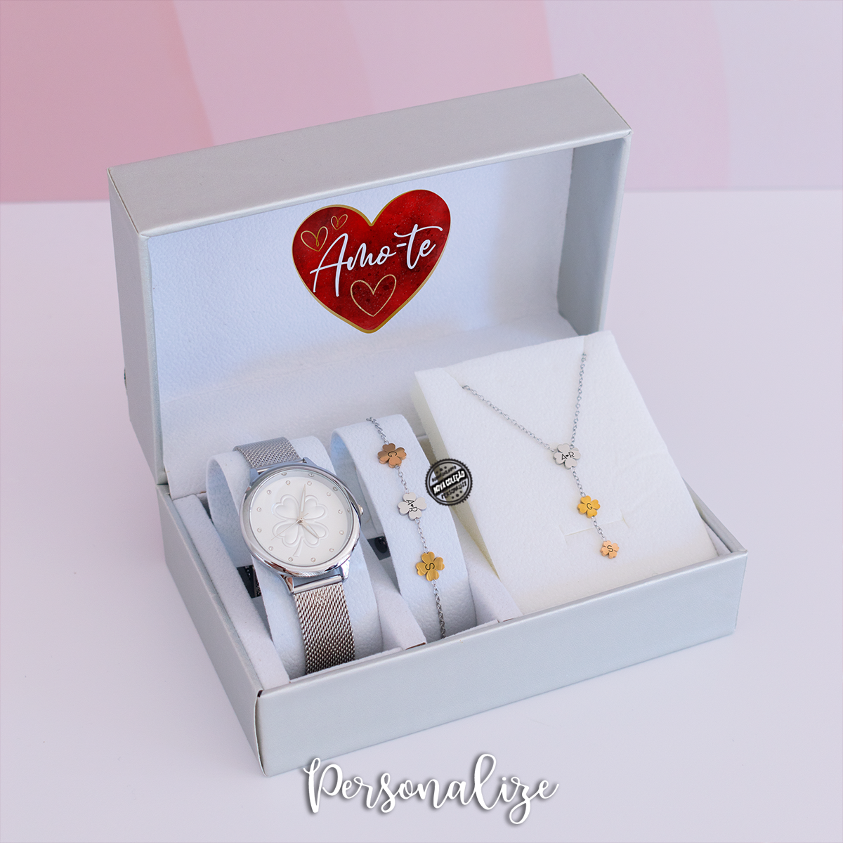 Conjunto 3 peças "Amo-te"