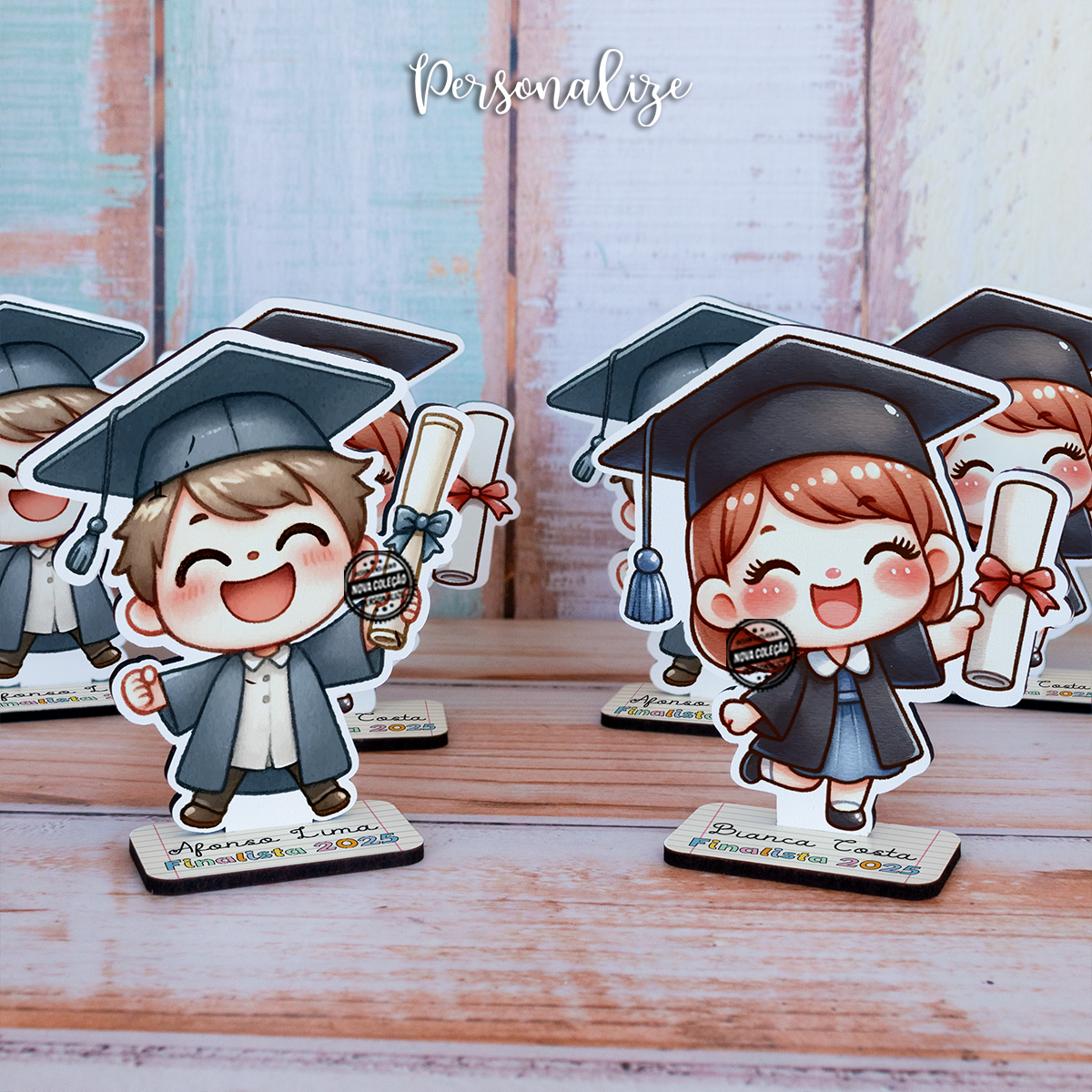 Moldura/ Troféu FINALISTA "nome e ano"