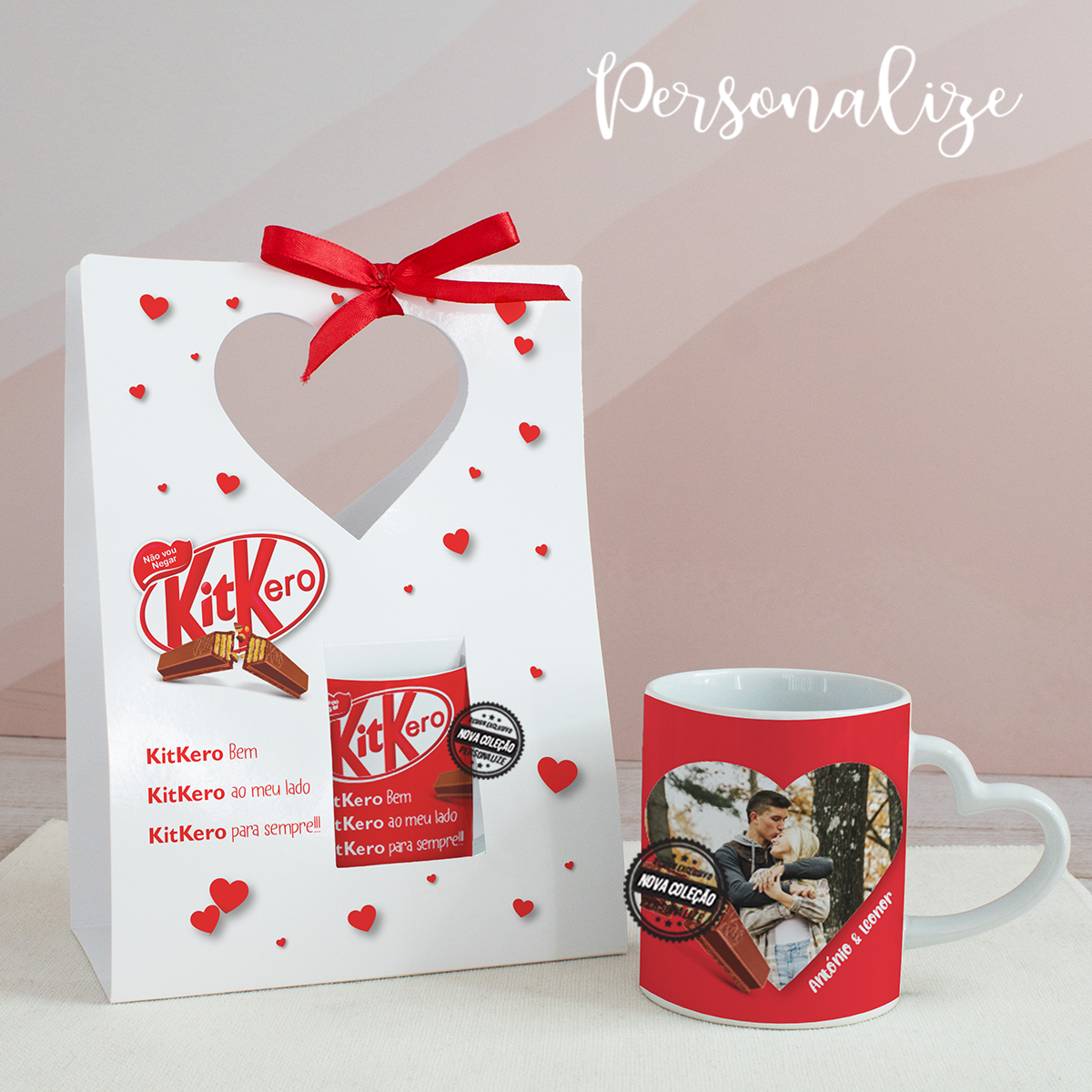 Caneca com saco "kitkero"