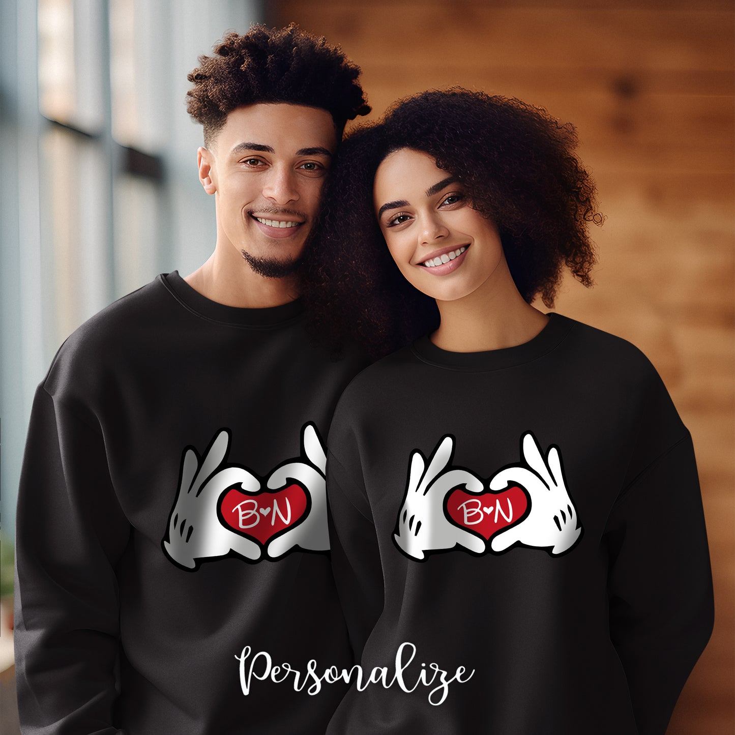 Sweats " Mãos Minnie e Mickey"