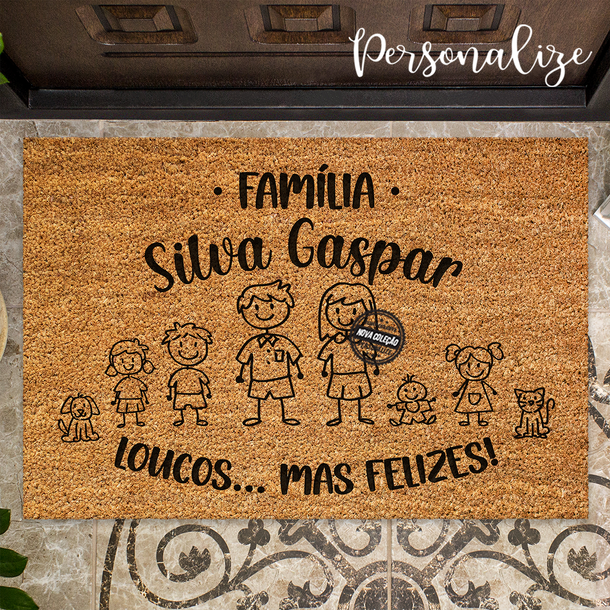 Tapete família "Louca"