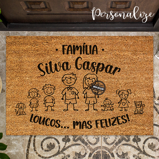 Tapete família "Louca"