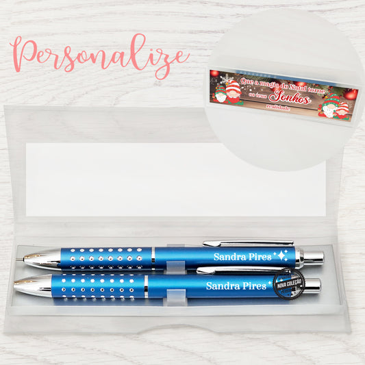 Conjunto caneta e lapiseira " Natal "
