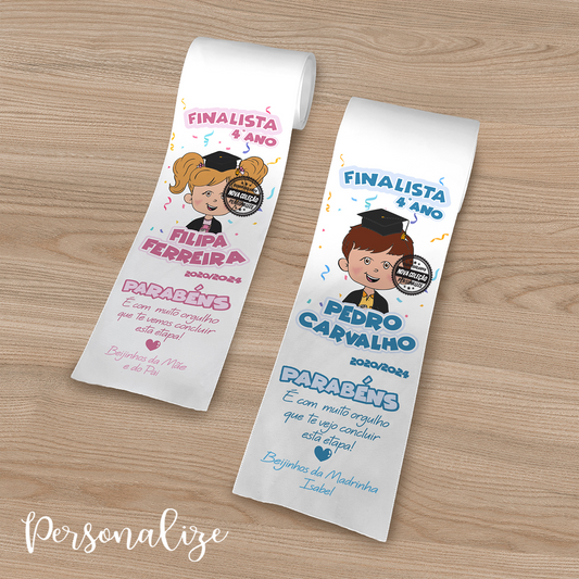 Fita finalista "Parabéns"