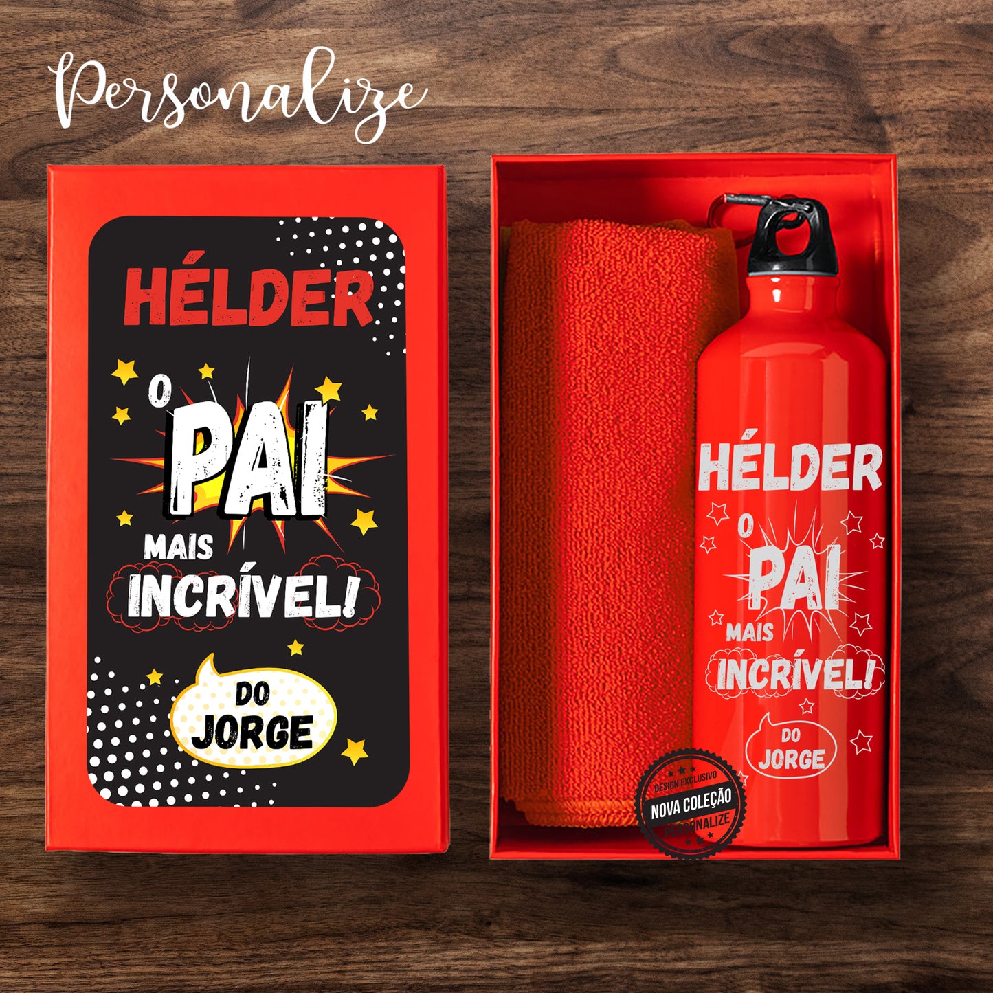 kit " pai desportista "