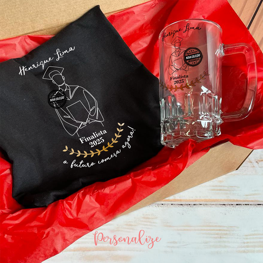 kit t-shirt e caneca " Finalista"