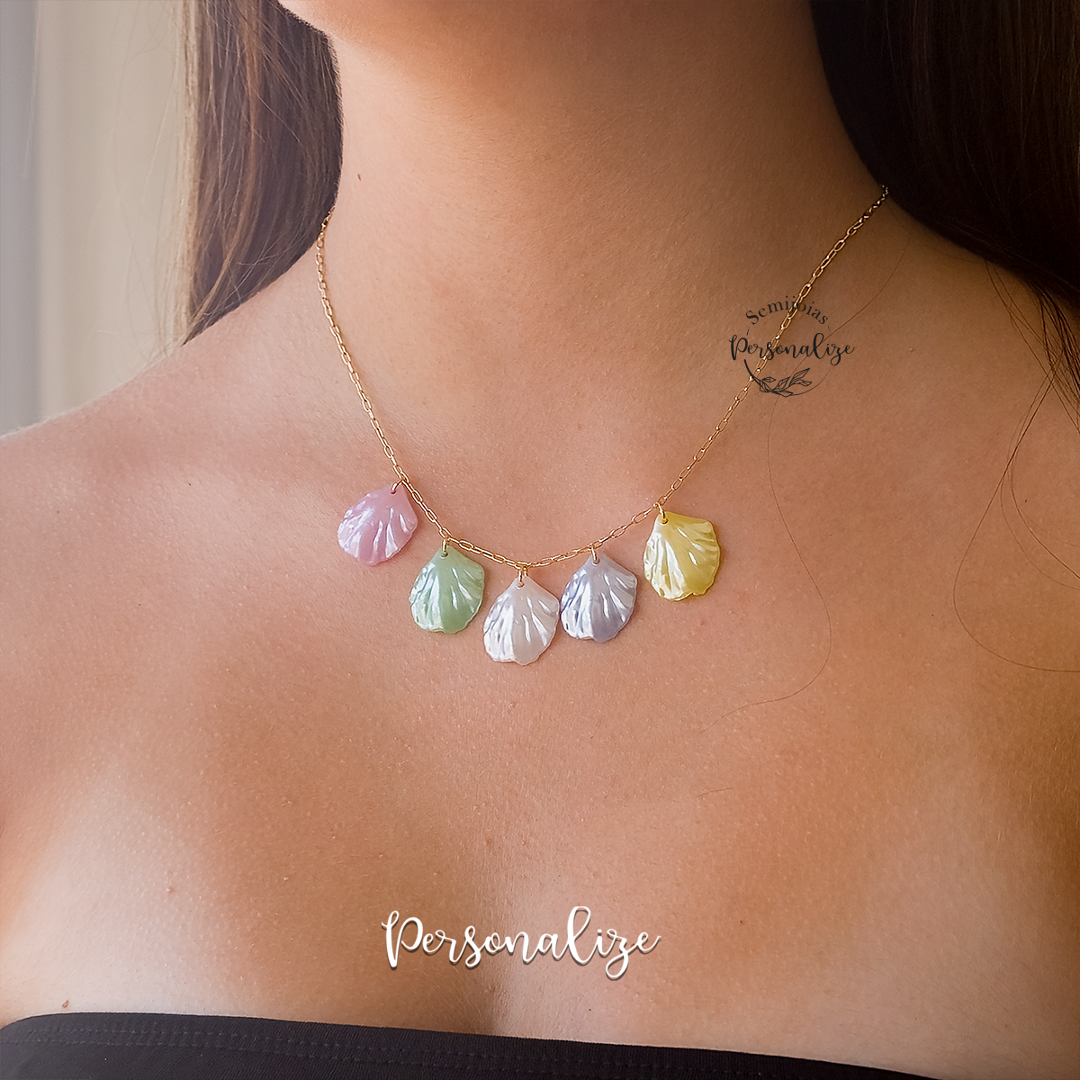 Fio semijoia conchas