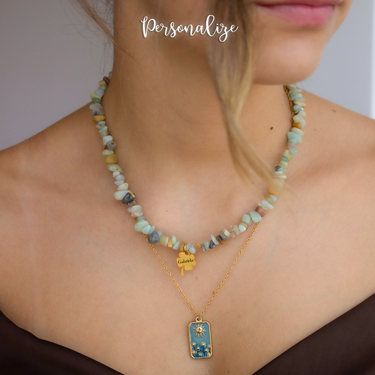 Conjunto de fios "Mar e sol"