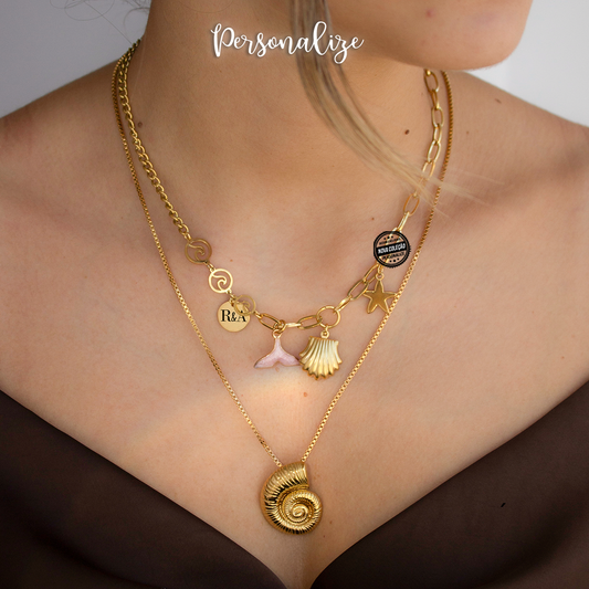 Fio amuletos do mar/ caracol "Summer"