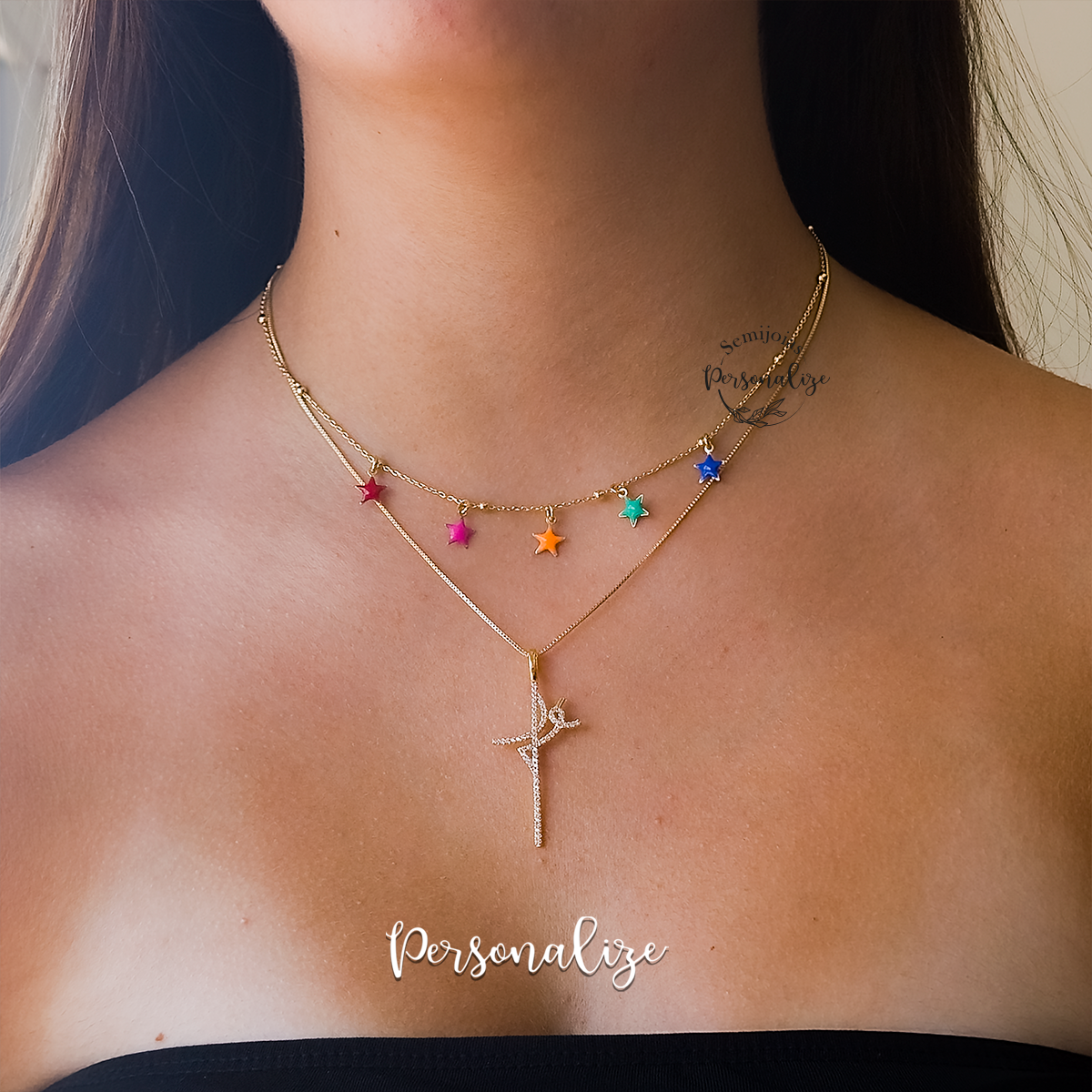 Fio semijoia duplo fé