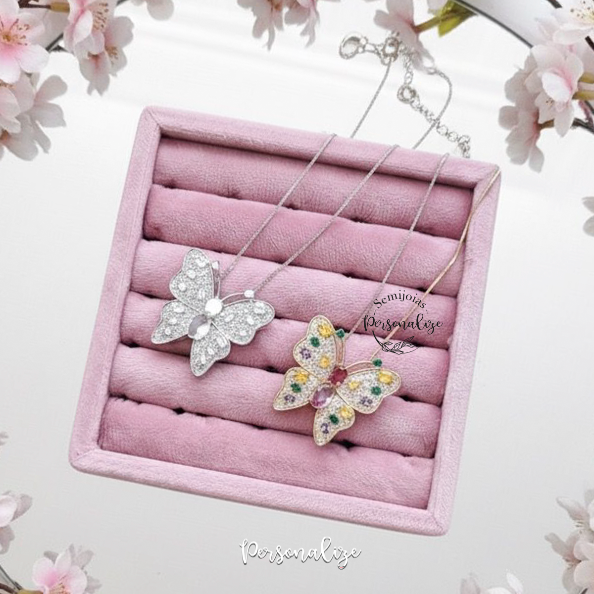 Fio semijoia borboletas