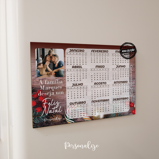 Iman calendário de  Natal 2026