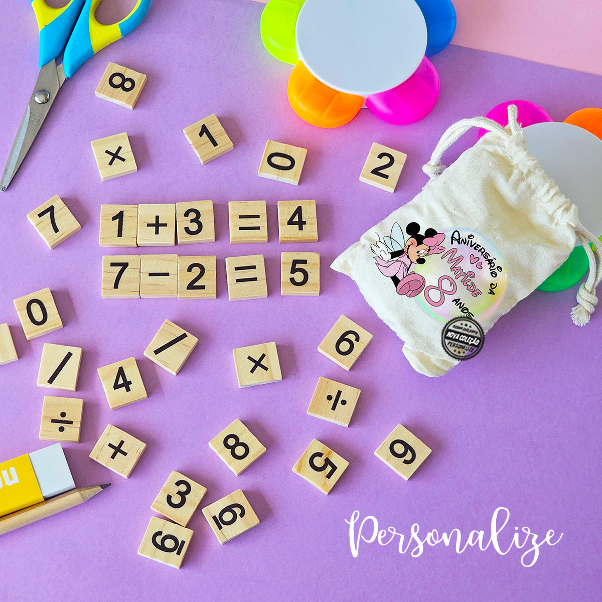 Jogo de cálculo simples "Temático"