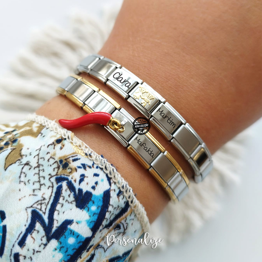Pulseira inspiração meninos ou malagueta " Nomes"