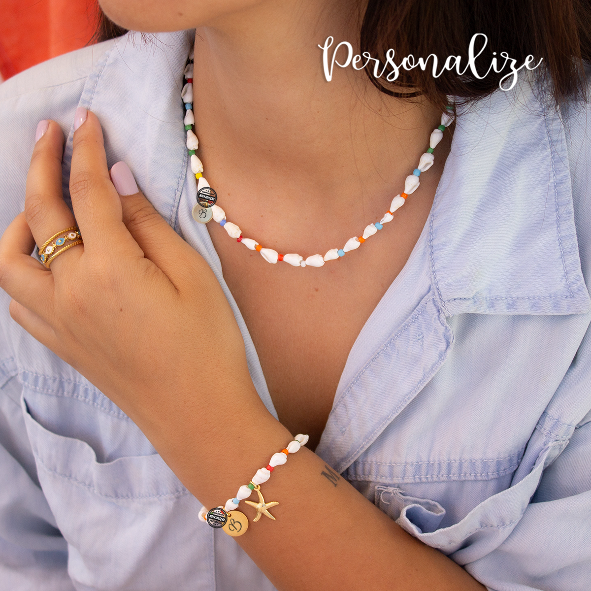 Conjunto fio e/ou pulseira "Ipanema"