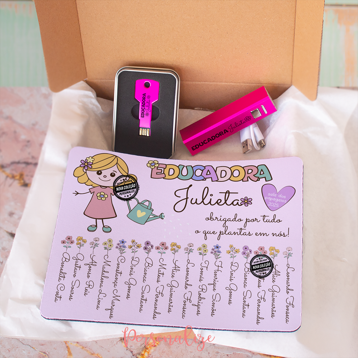 kit flores educadora "Nomes"