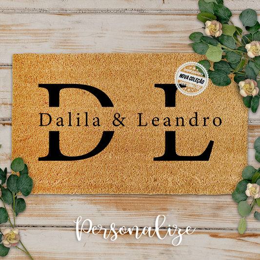 Tapete de entrada "Iniciais"