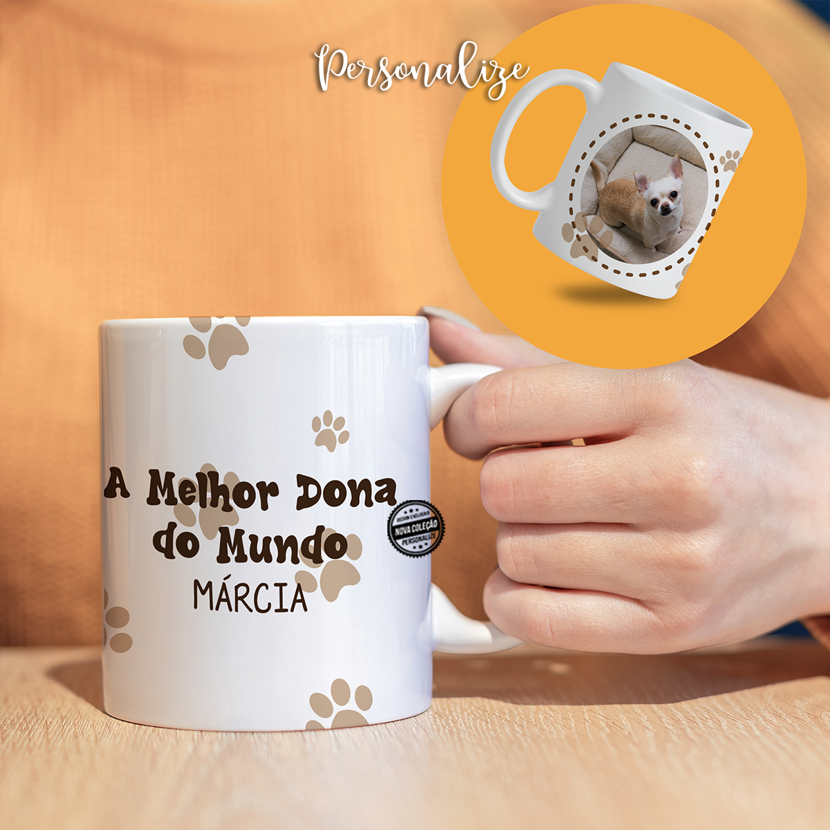 Caneca fotografia "Melhor dona"