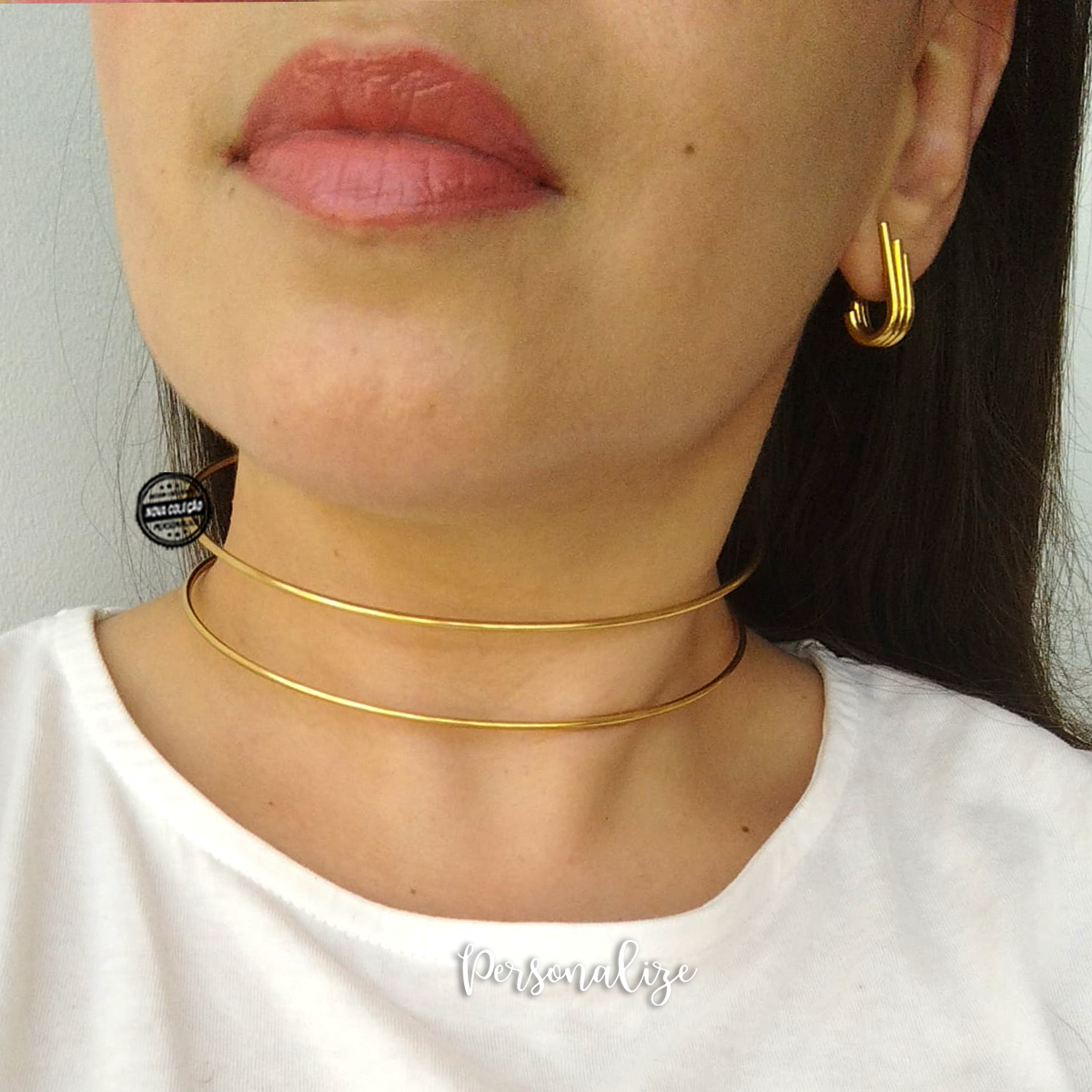 Gargantilha e/ou brincos "Elegance"