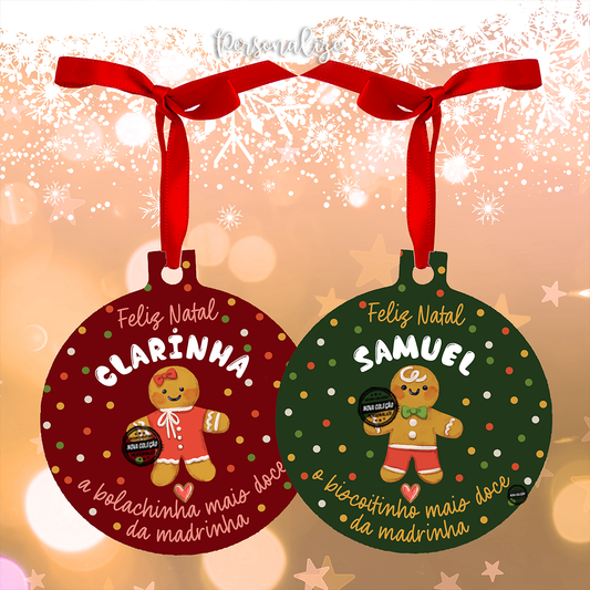 Pendente de natal bolachinha/biscoitinho