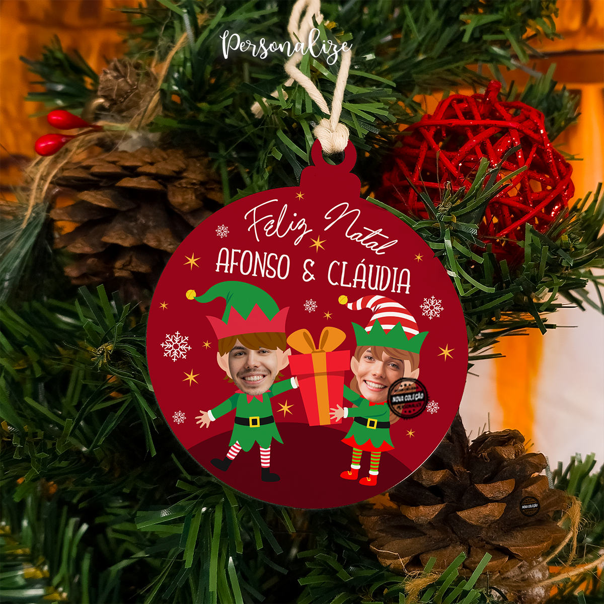 Pendente de natal gnomos fotografias