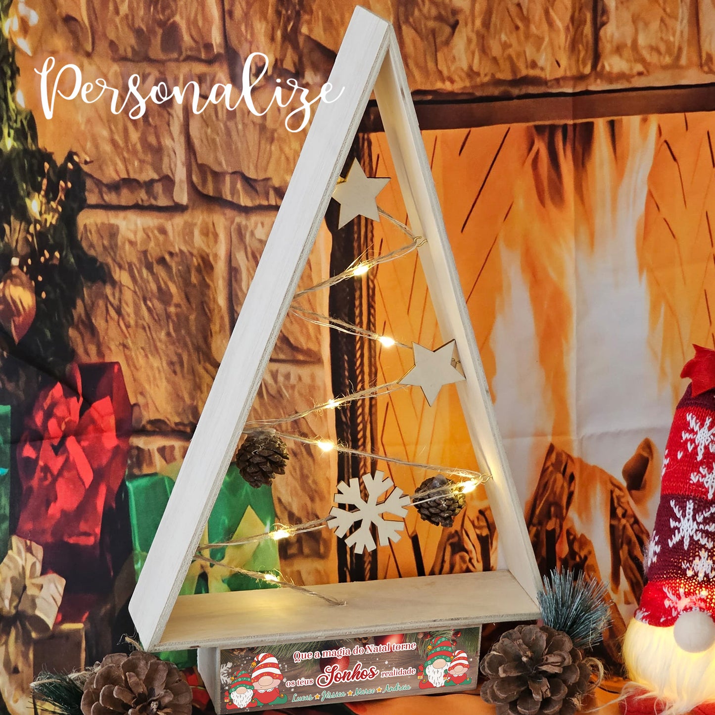 Árvore de Natal com leds " Magia do Natal "