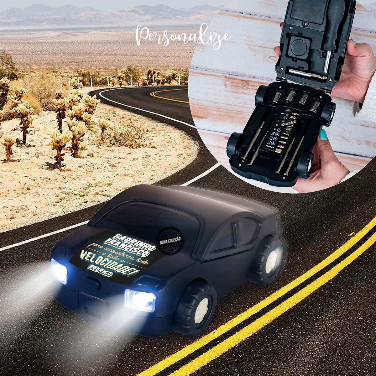 Carro ferramentas "Padrinho para consertares tudo..."