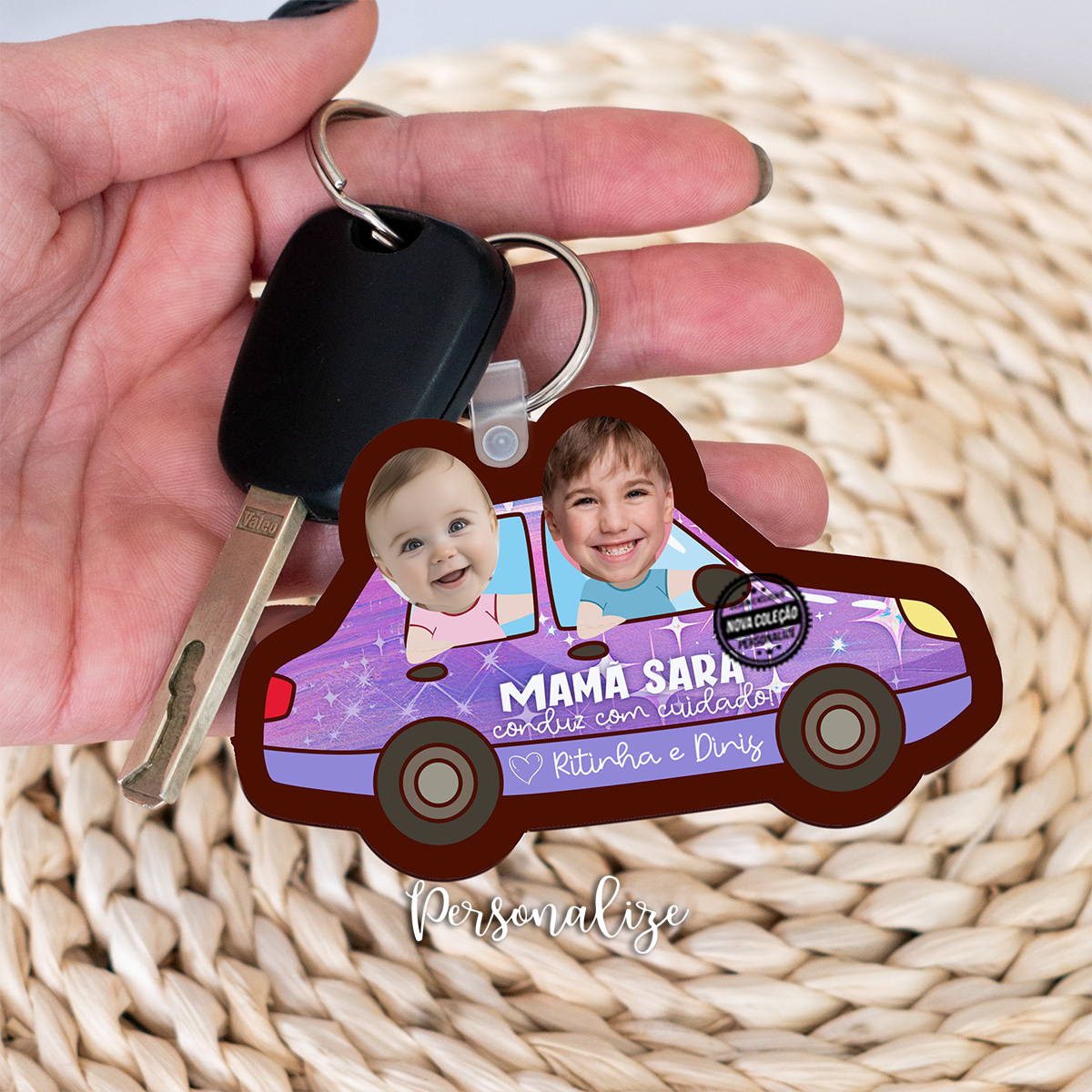Porta-chaves fotografias " Mamã"