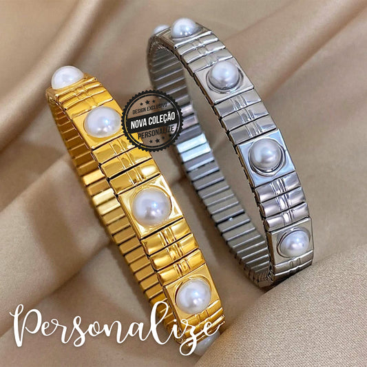 Pulseira elegante "Pérolas"