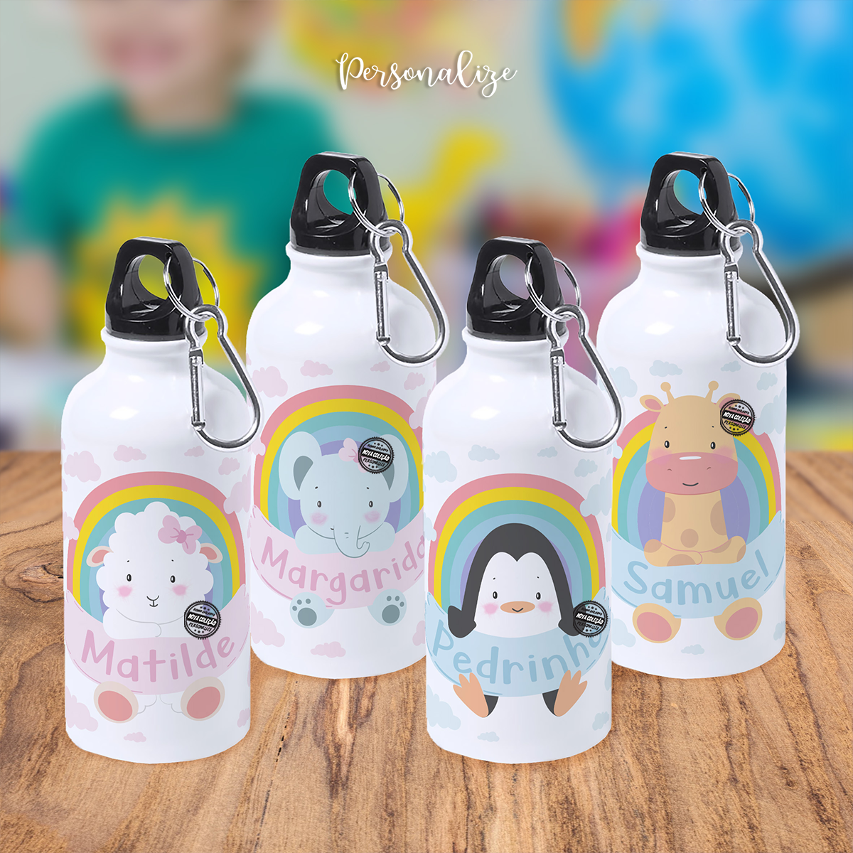 Garrafa 400ml "Animais"