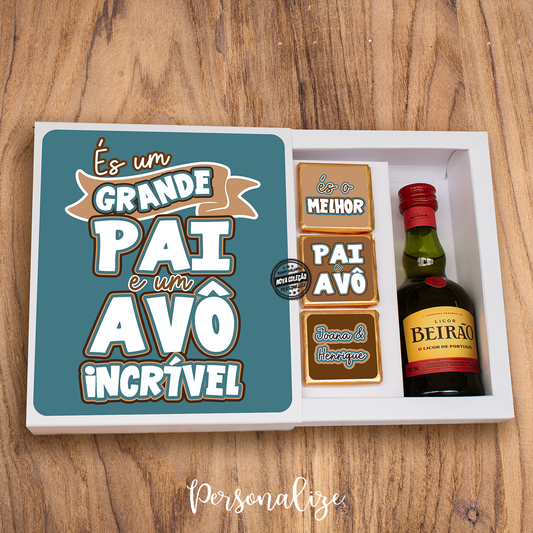 Kit " és um grande pai e um avô incrível"