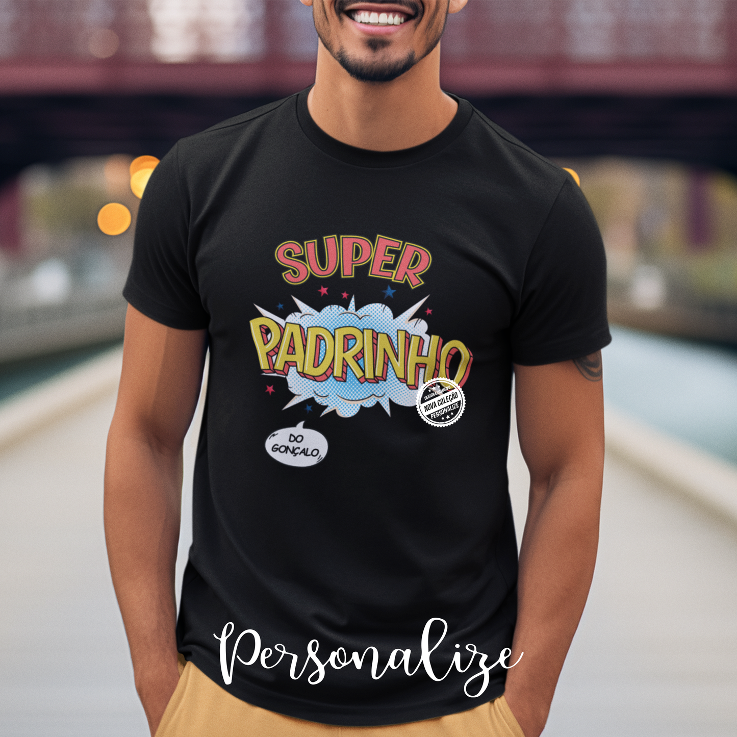T-shirt padrinho "BD"