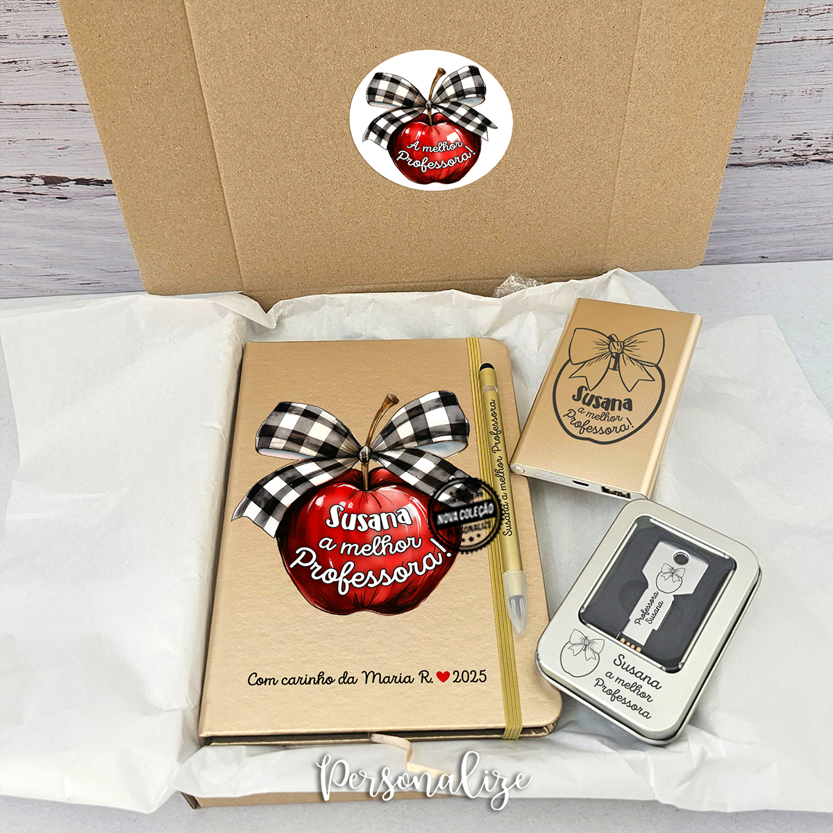 Kit especial maçã "Professora"
