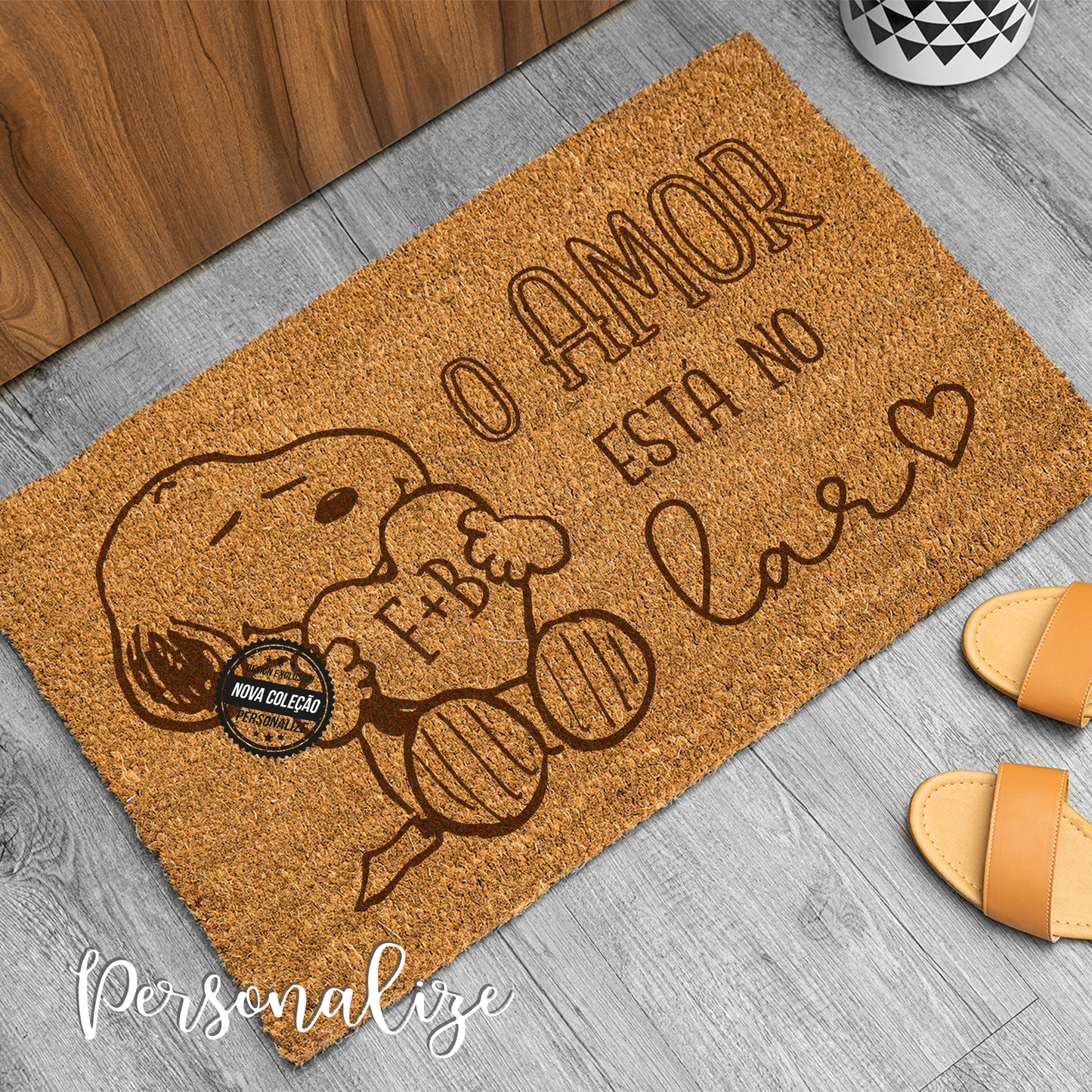 Tapete de entrada "Snoopy"