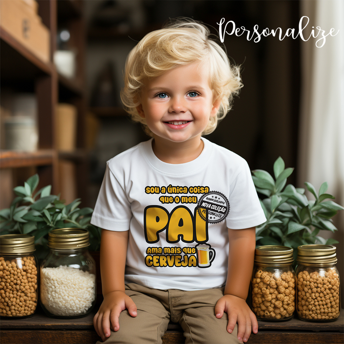 T-shirts pai e/ou filho "Cerveja"