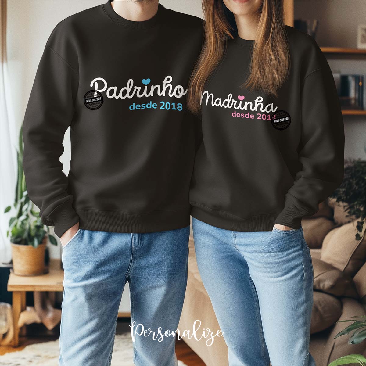 Sweat "madrinha padrinho desde..."