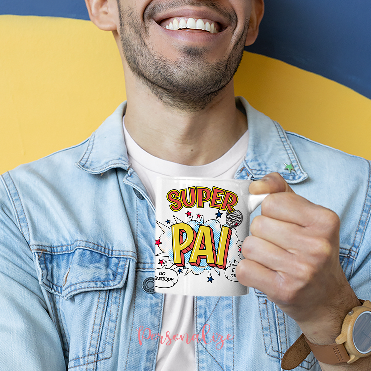 Caneca BD "Super Pai"