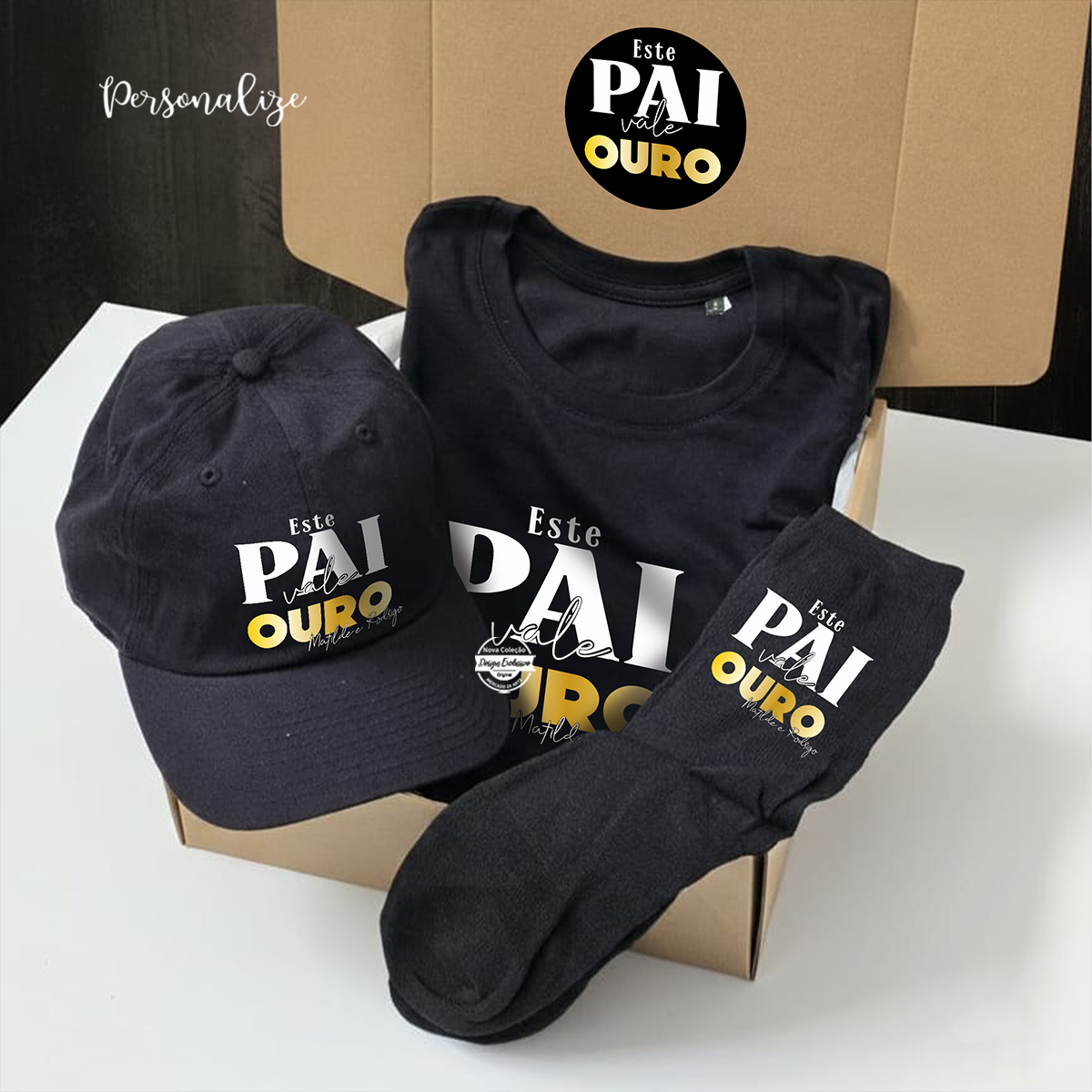 Kit "Este pai vale ouro"