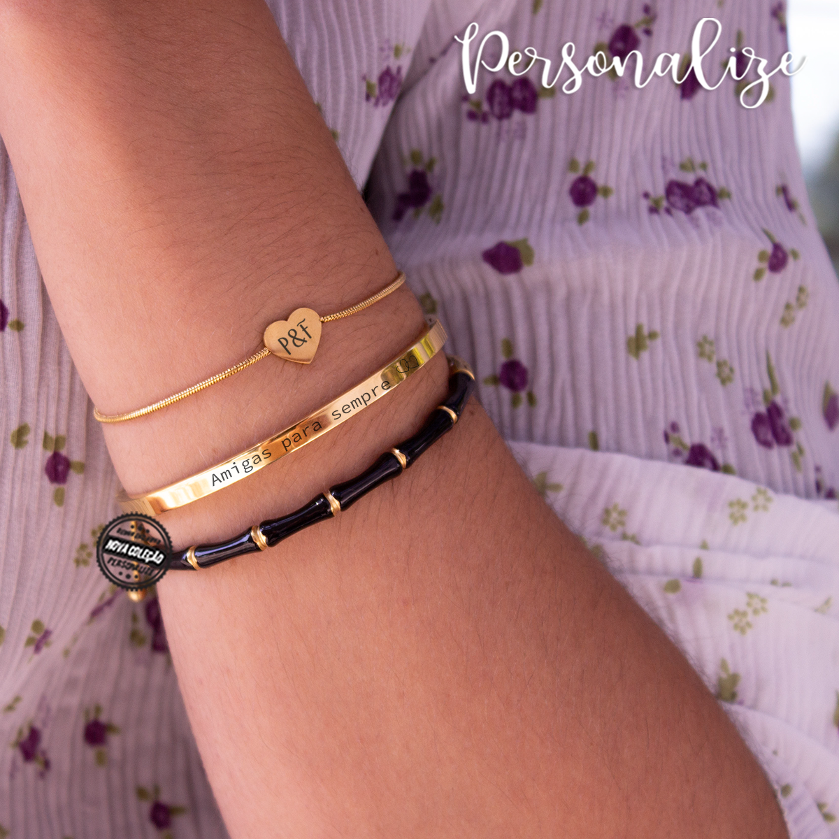 Conjunto pulseiras "Trendy"