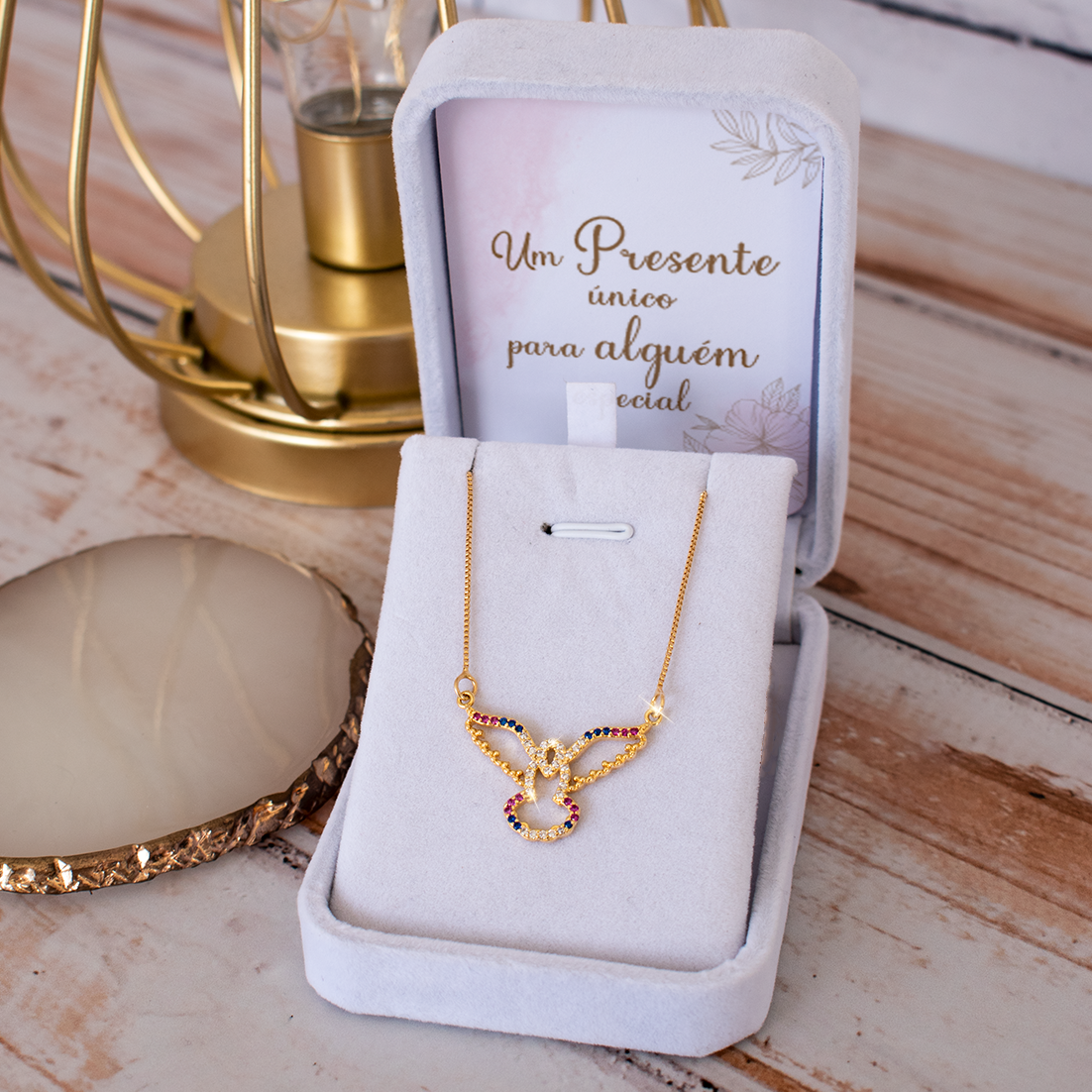 Colar semijoia " Fenix "