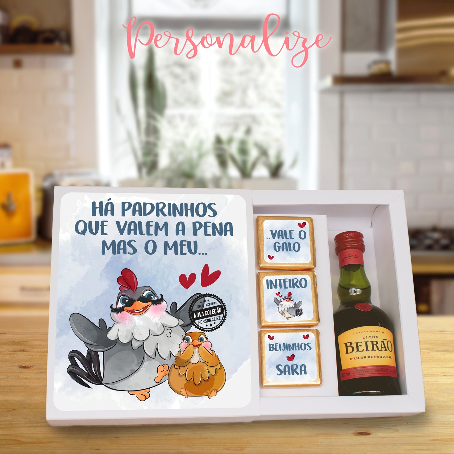 Kit beirão "Há padrinhos que valem a pena..."