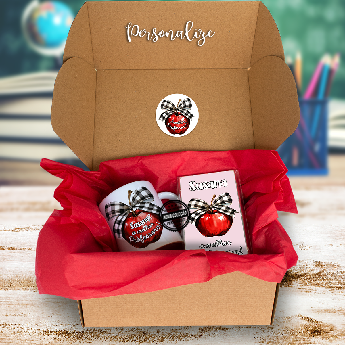 Kit maça "Professora"