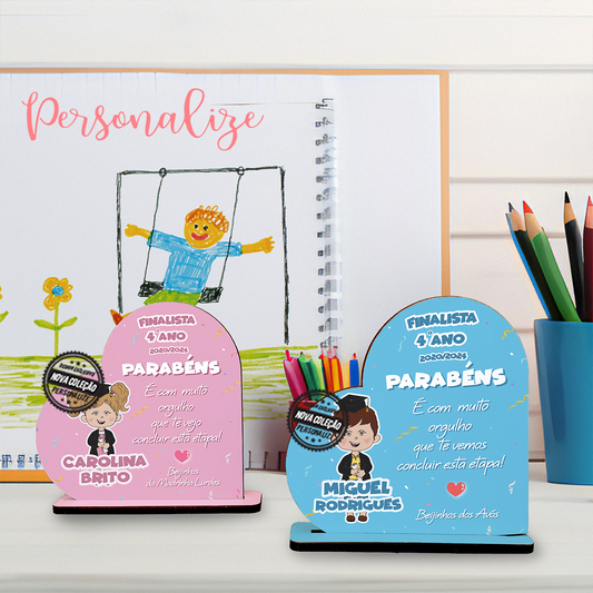 Moldura coração "Parabéns Finalistas"