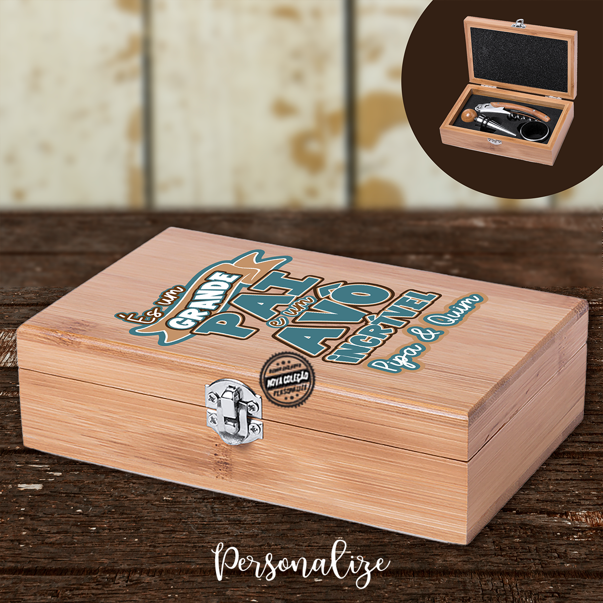 kit de vinho " Pai/avô"