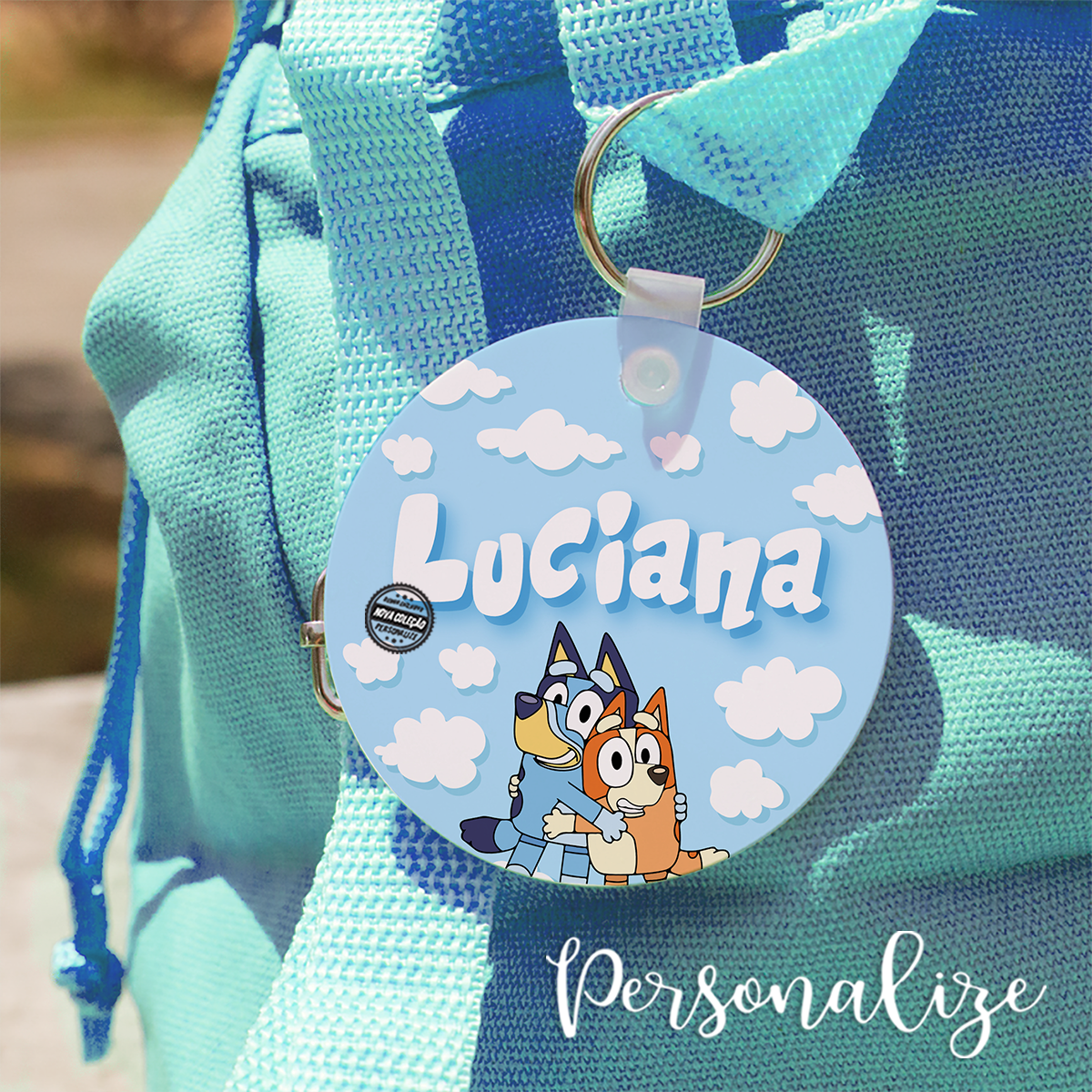 Identificador de mochila "Bluey"