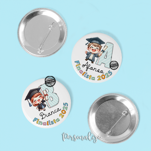 Crachá incial "Finalistas"