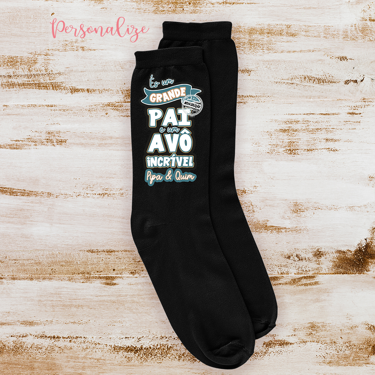 Meias "És um grande pai e um avô incrível"