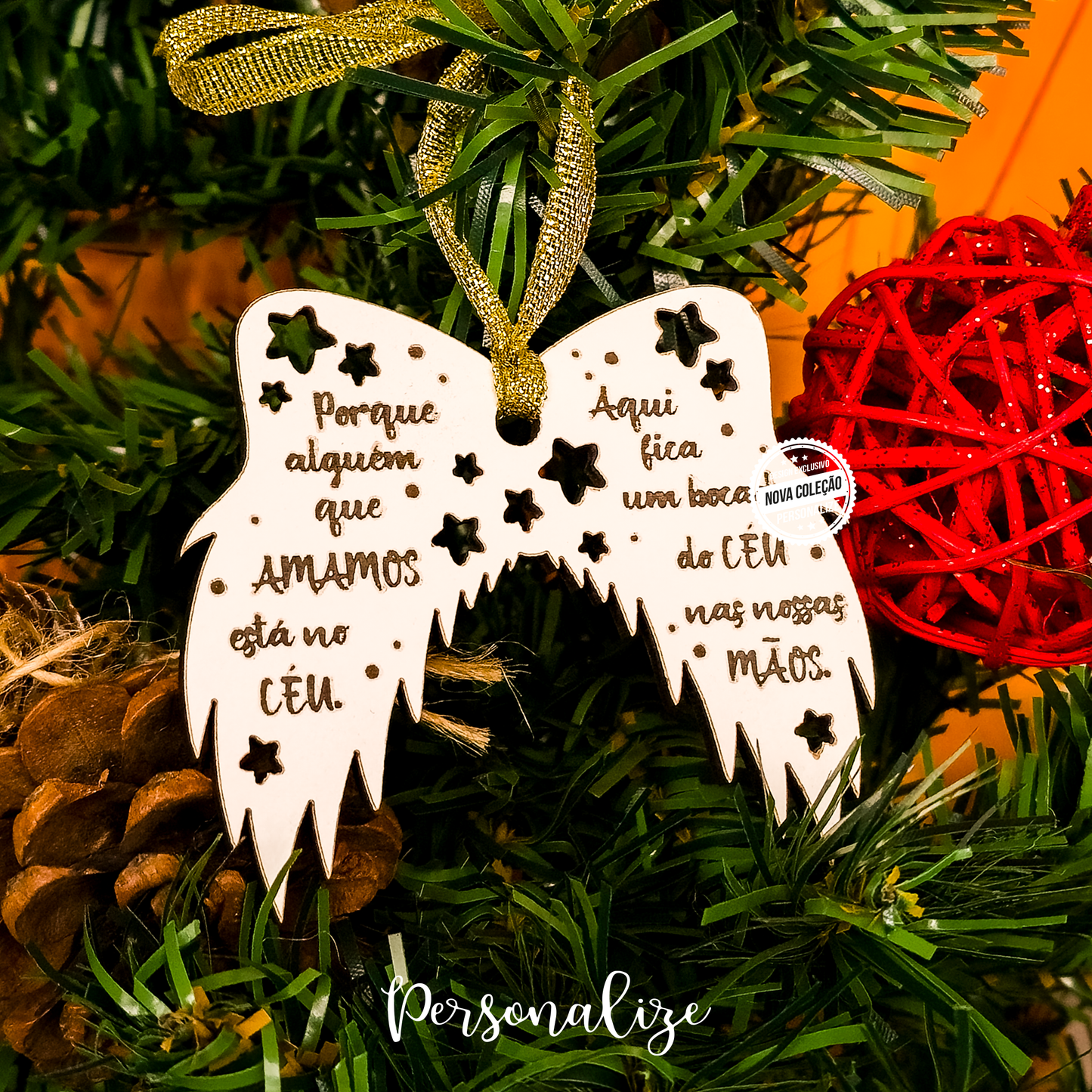 Pendente de Natal asas - EXPRESSO