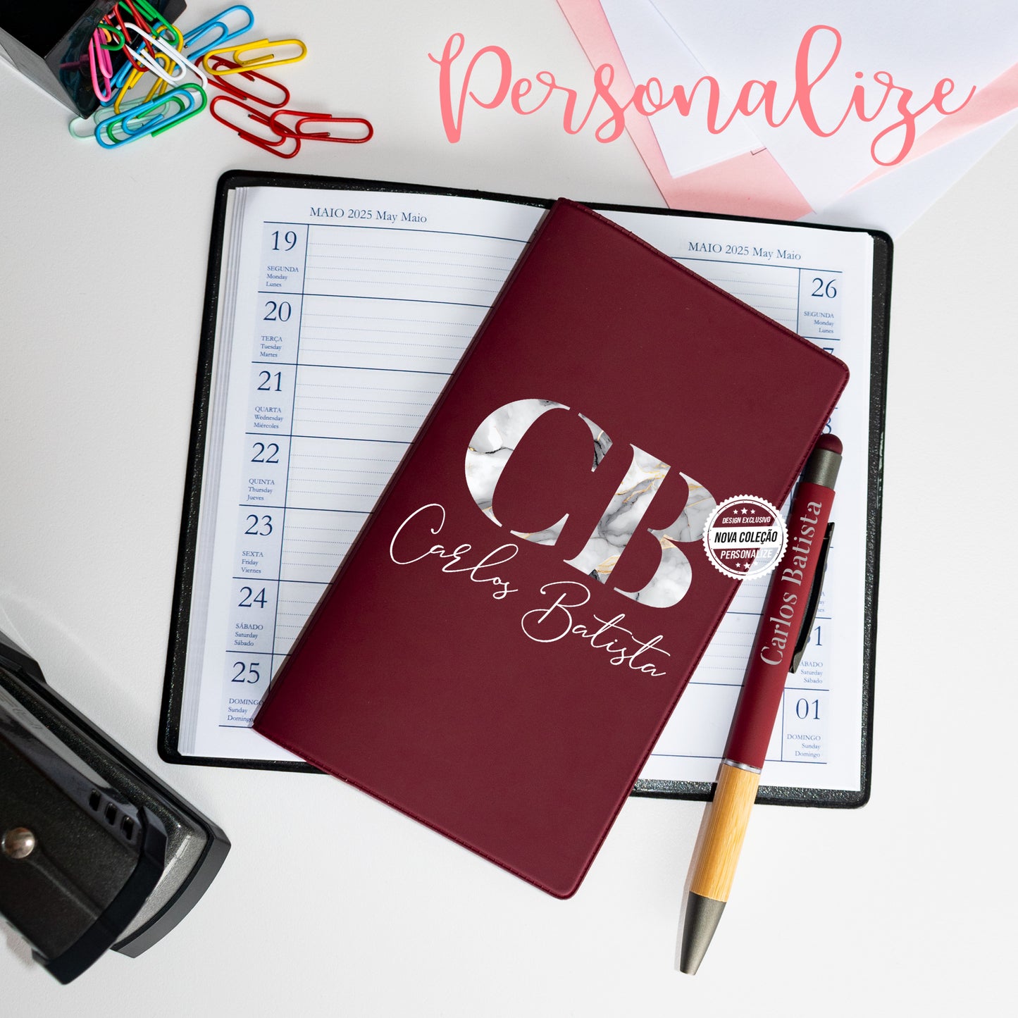 Agenda de Bolso 2026 " INICIAIS "